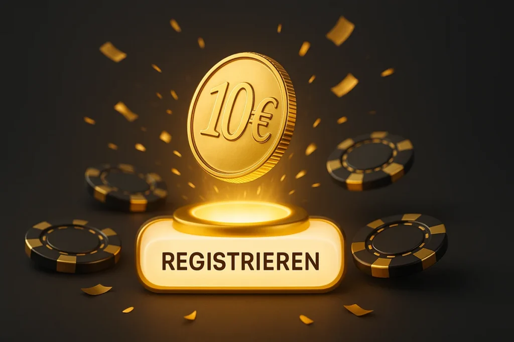 10€ Bonus nach Registrierung Casino Deutschland ohne Einzahlung