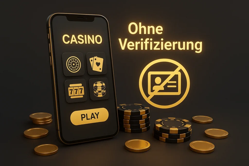 Casino ohne Verifizierung - Anonymes Online Glücksspiel mit sofortigen Auszahlungen