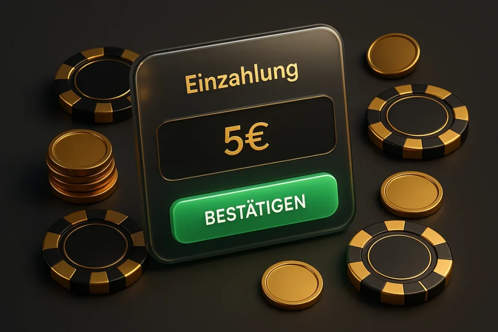 Online Casino 5 Euro Einzahlung - Beste deutsche Casinos mit niedrigen Mindesteinzahlungen